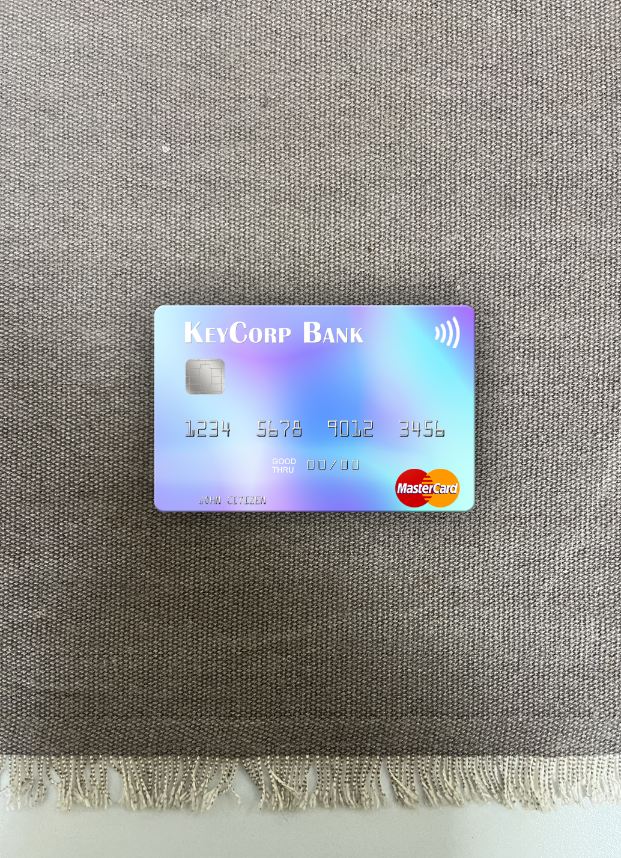 Download USA KeyCorp Bank mastercard photolook front Photoshop template